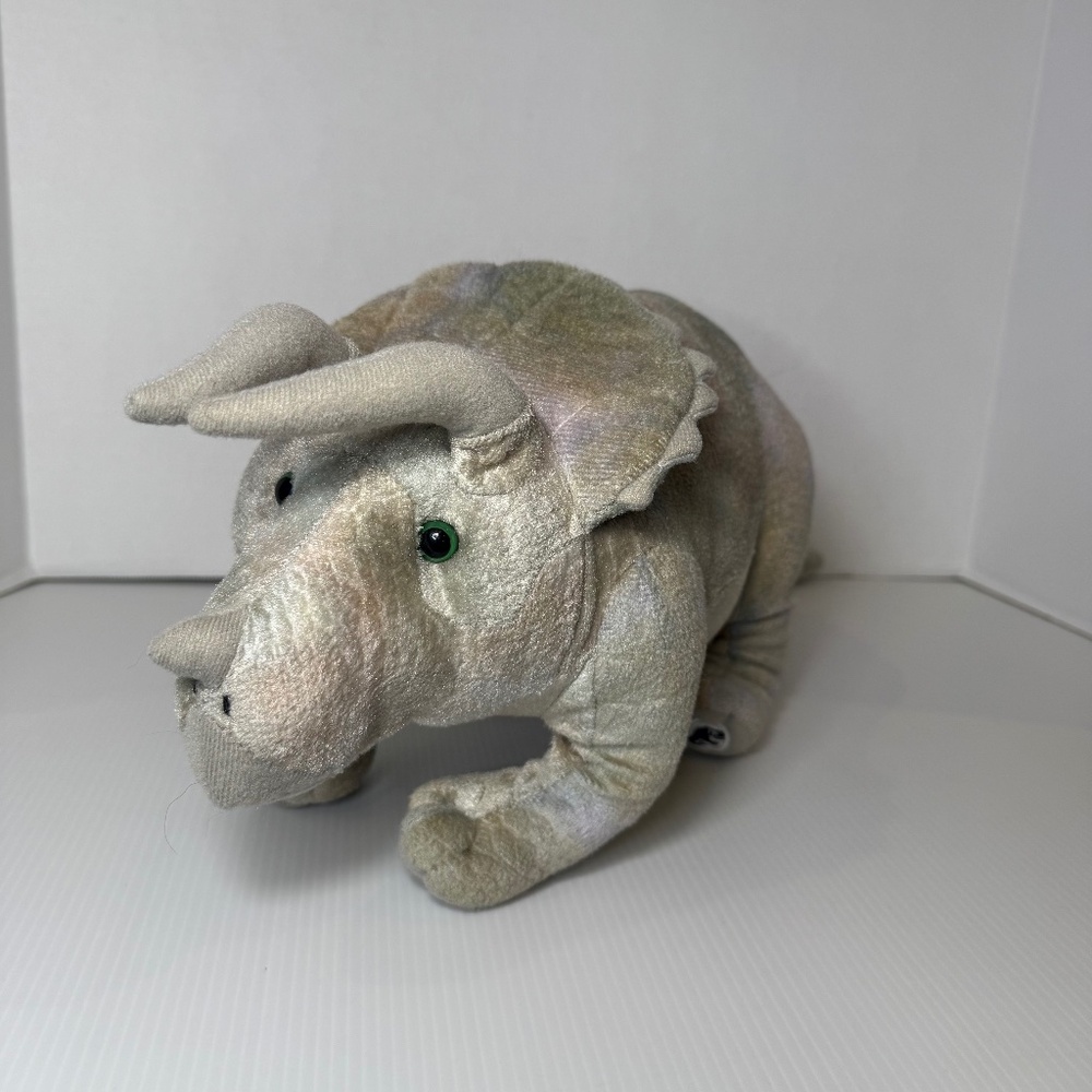 JURASSIC World Live Tour Plush Triceratops Grey Large Dinosaur 29" Universal
